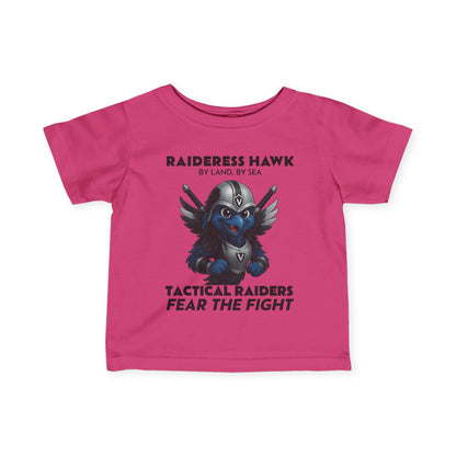 Wylieville:  Raideress Hawk Fear the Fight Infant Fine Jersey Tee