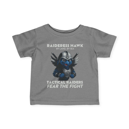 Wylieville: Raideress Hawk Fear the Fight Infant Fine Jersey Tee