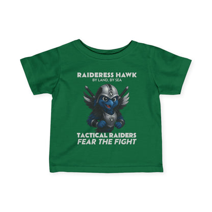Wylieville: Raideress Hawk Fear the Fight Infant Fine Jersey Tee