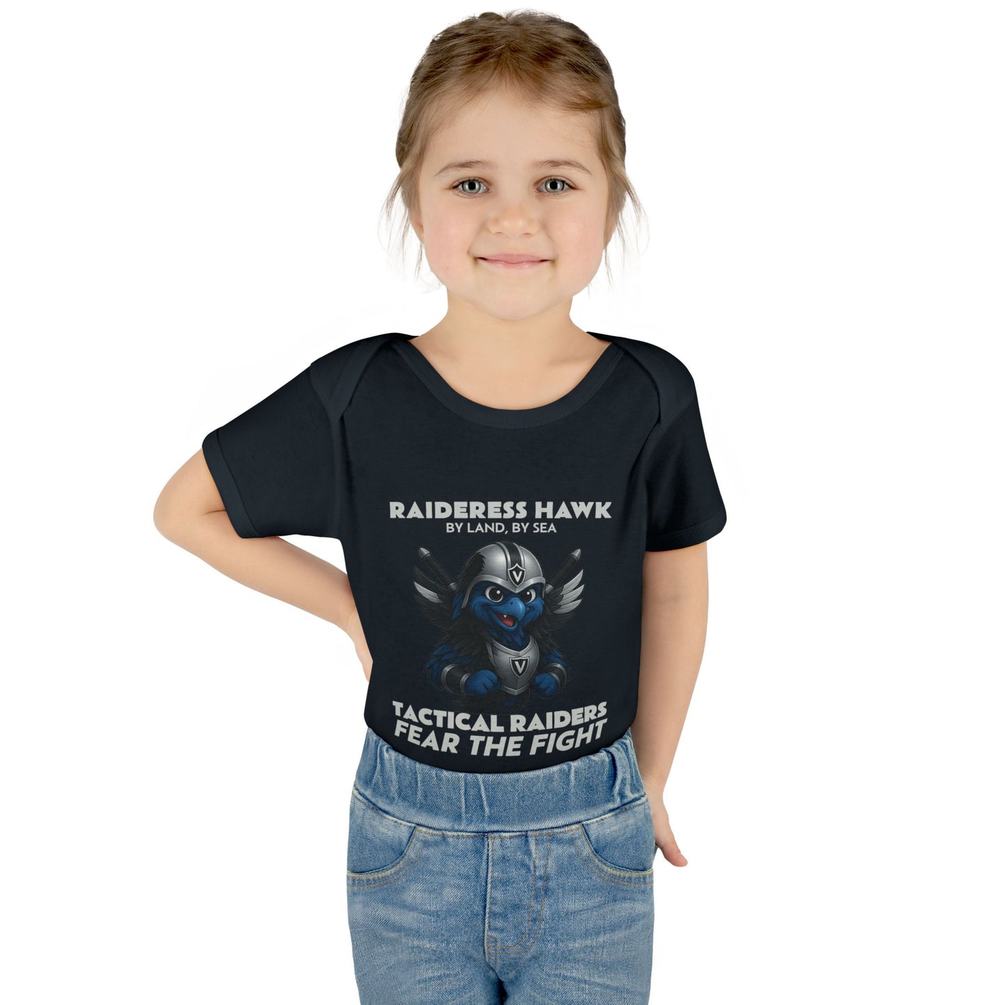 Wylieville: Raideress Hawk Cute Infant Bodysuit, Perfect for Little Fans