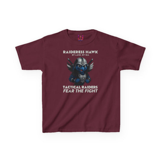 Wylieville:  Raideress Hawk Graphic Tee - Fear the Fight | Fun & Adventurous Shirt