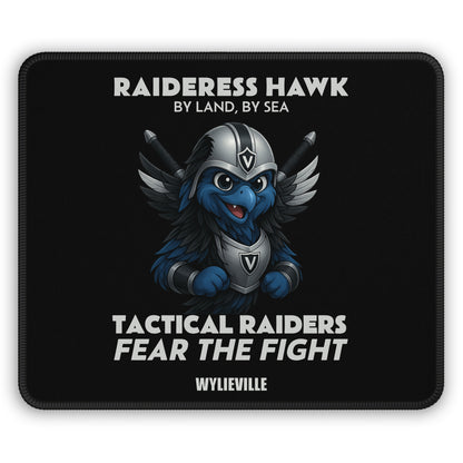 Wylieville - Raideress Hawk Fear the Fight Gaming Mouse Pad