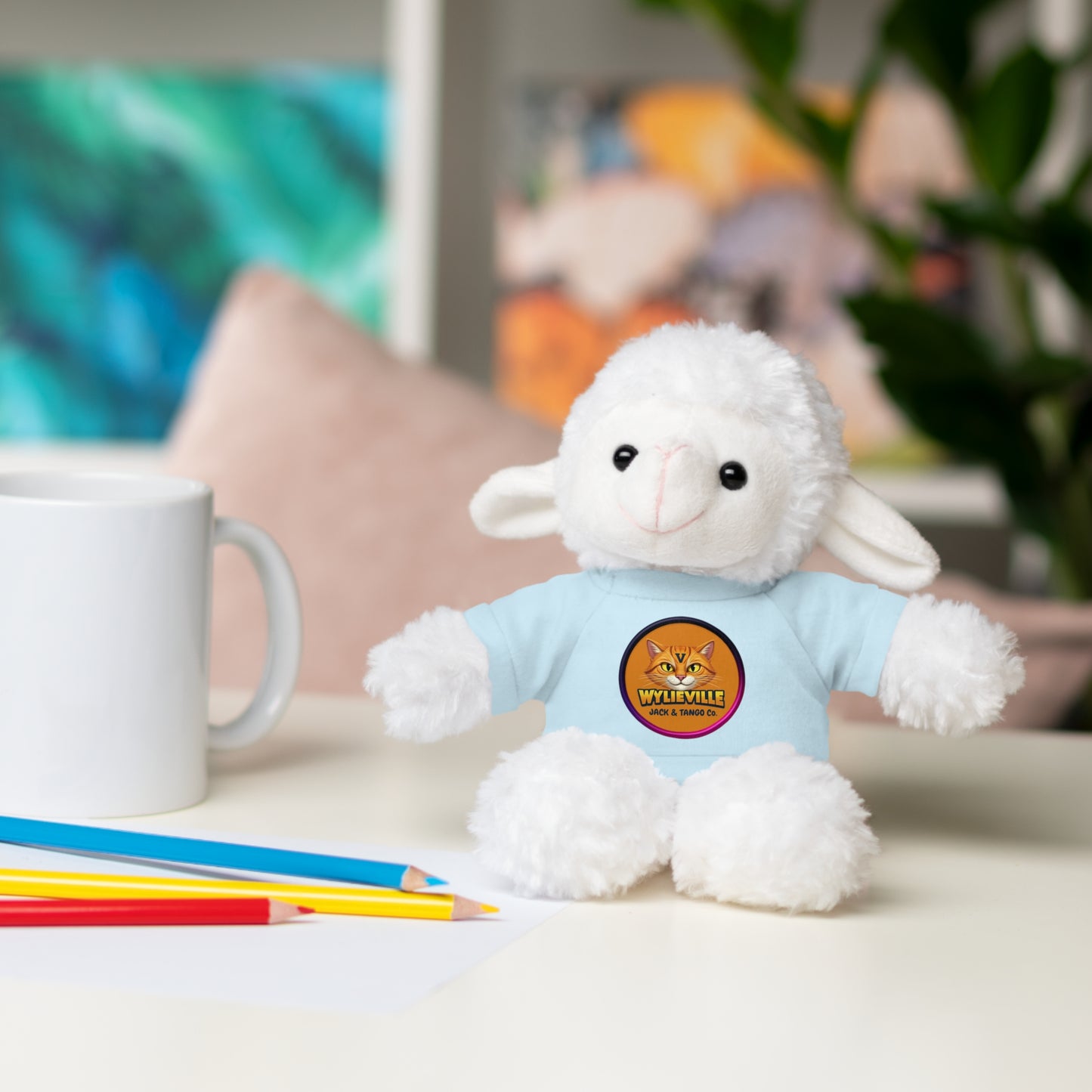 Wylieville Stuffed Animal with Tee - Cute Gift for Kids