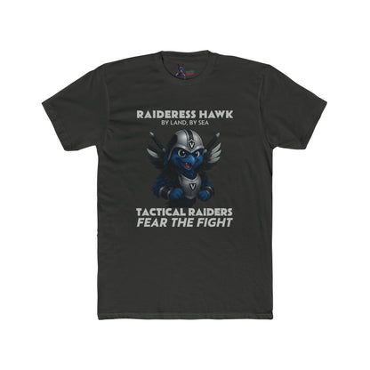 Wylieville After Dark: Raideress Hawk Fear the Fight Unisex Cotton Tee