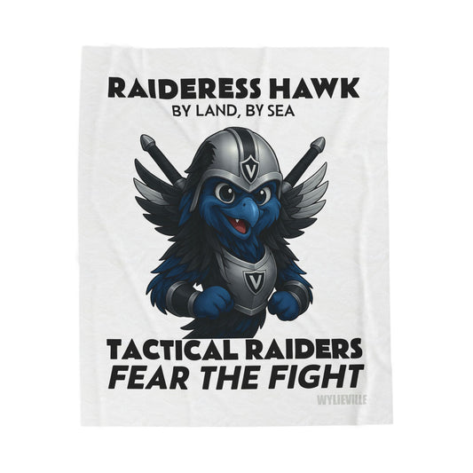 Wylieville: Raideress Hawk Fear Kids Velveteen Plush Blanket 50"×60"