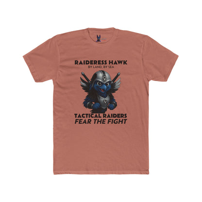 Wylieville After Dark: Raideress Hawk Fear the Fight Unisex Cotton Tee
