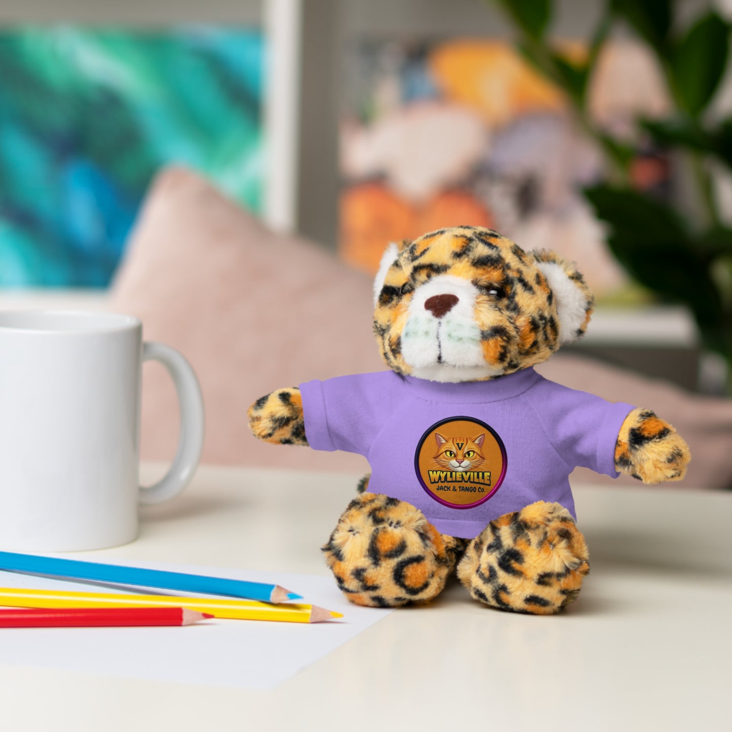 Wylieville Stuffed Animal with Tee - Cute Gift for Kids