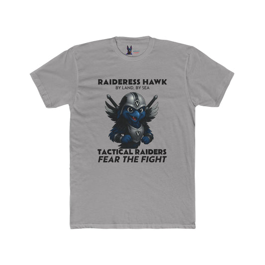 Wylieville After Dark: Raideress Hawk Fear the Fight Unisex Cotton Tee