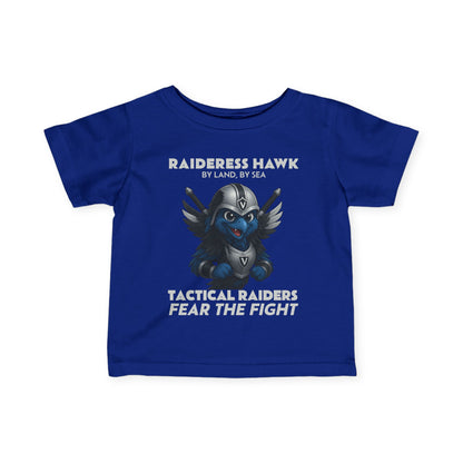 Wylieville: Raideress Hawk Fear the Fight Infant Fine Jersey Tee