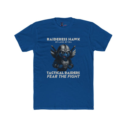 Wylieville After Dark: Raideress Hawk Fear the Fight Unisex Cotton Tee