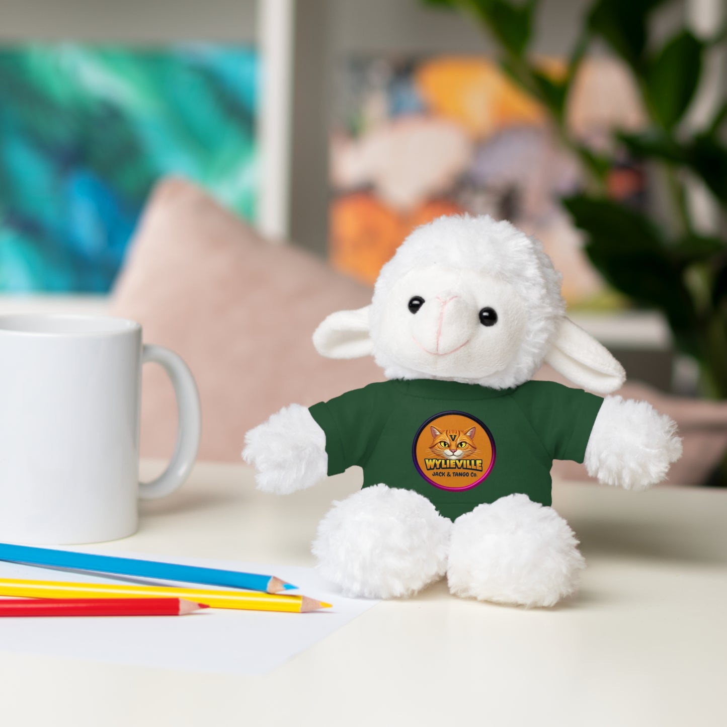 Wylieville Stuffed Animal with Tee - Cute Gift for Kids